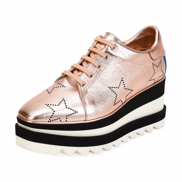 stella mccartney gold sneakers